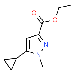 ChemSpider 2D Image | Ethyl 5-cyclopropyl-1-methyl-1H-pyrazole-3-carboxylate | C10H14N2O2