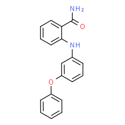 ChemSpider 2D Image | 2-[(3-Phenoxyphenyl)amino]benzamide | C19H16N2O2