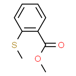 ChemSpider 2D Image | Methyl 2-(methylsulfanyl)benzoate | C9H10O2S