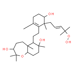 ChemSpider 2D Image | siphonellinol C-23-hydroperoxide | C30H52O6