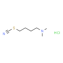 ChemSpider 2D Image | 4-(Dimethylamino)butyl thiocyanate hydrochloride (1:1) | C7H15ClN2S