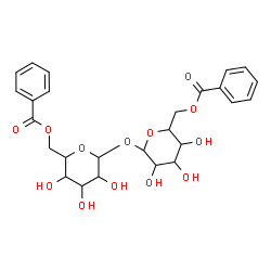 ChemSpider 2D Image | 6-O-Benzoylhexopyranosyl 6-O-benzoylhexopyranoside | C26H30O13