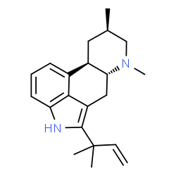 ChemSpider 2D Image | 9-deacetoxyfumigaclavine C | C21H28N2