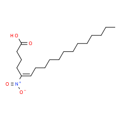 ChemSpider 2D Image | (5E)-5-Nitro-5-octadecenoic acid | C18H33NO4