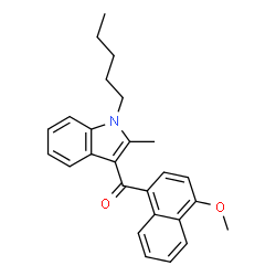 ChemSpider 2D Image | JWH-098 | C26H27NO2