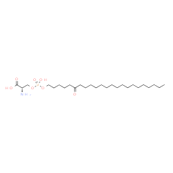 ChemSpider 2D Image | O-{Hydroxy[(6-oxotricosyl)oxy]phosphoryl}-L-serine | C26H52NO7P
