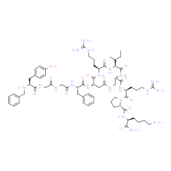 ChemSpider 2D Image | N-Benzyl-L-tyrosylglycylglycyl-N-[(3S,6S,9S,12S)-6-[(2R)-2-butanyl]-3-({(2S)-5-carbamimidamido-1-[(2S)-2-{[(2S)-1,6-diamino-1-oxo-2-hexanyl]carbamoyl}-1-pyrrolidinyl]-1-oxo-2-pentanyl}carbamoyl)-9-(3-
carbamimidamidopropyl)-5,8,11,14-tetraoxo-1,4,7,10-tetraazacyclotetradecan-12-yl]-L-phenylalaninamide | C65H96N20O13