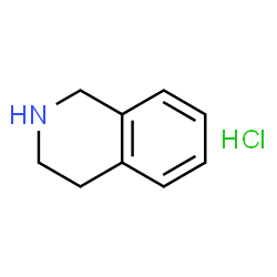 ChemSpider 2D Image | 1,2,3,4-TETRAHYDROISOQUINOLINE HYDROCHLORIDE | C9H12ClN