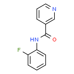 ChemSpider 2D Image | N-(2-Fluorophenyl)nicotinamide | C12H9FN2O