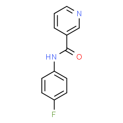 ChemSpider 2D Image | N-(4-Fluorophenyl)nicotinamide | C12H9FN2O