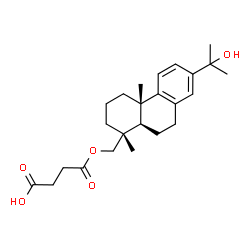 ChemSpider 2D Image | 4-[(15-Hydroxyabieta-8,11,13-trien-18-yl)oxy]-4-oxobutanoic acid | C24H34O5