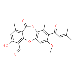 ChemSpider 2D Image | mollicellin L | C22H20O7