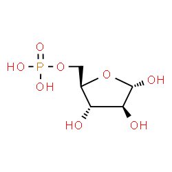 ChemSpider 2D Image | BETA-D-ARABINOFURANOSE-5'-PHOSPHATE | C5H11O8P