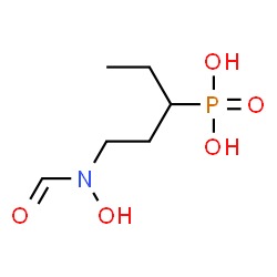 ChemSpider 2D Image | {1-[Formyl(hydroxy)amino]-3-pentanyl}phosphonic acid | C6H14NO5P