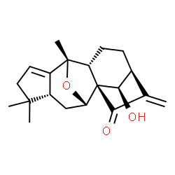 ChemSpider 2D Image | (7alpha,14R)-14-Hydroxy-7,10-epoxygrayanotoxa-1,16-dien-15-one | C20H26O3