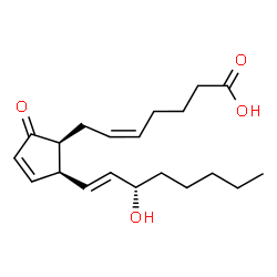 ChemSpider 2D Image | 8-iso Prostaglandin A2 | C20H30O4