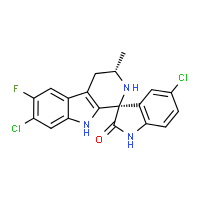 ChemSpider 2D Image | cipargamin | C19H14Cl2FN3O