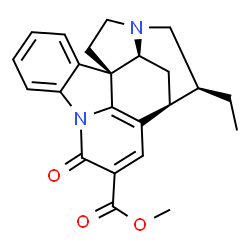 ChemSpider 2D Image | (-)-Leuconicine B | C23H24N2O3