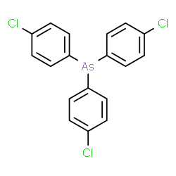 ChemSpider 2D Image | Tris(4-chlorophenyl)arsine | C18H12AsCl3