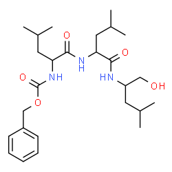 ChemSpider 2D Image | N-[(Benzyloxy)carbonyl]leucyl-N-(1-hydroxy-4-methyl-2-pentanyl)leucinamide | C26H43N3O5