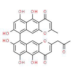 ChemSpider 2D Image | HYPOCHROMIN B | C30H20O11