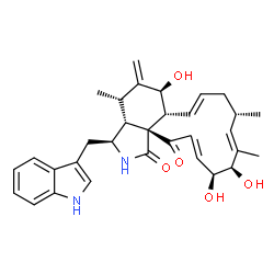 ChemSpider 2D Image | CYTOGLOBOSIN B | C32H38N2O5