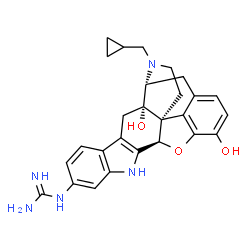 ChemSpider 2D Image | 6'-Guanidinonaltrindole | C27H29N5O3