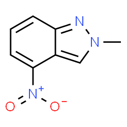 ChemSpider 2D Image | 2-Methyl-4-nitro-2H-indazole | C8H7N3O2