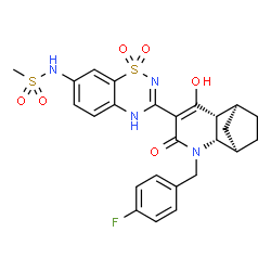 ChemSpider 2D Image | Setrobuvir | C25H25FN4O6S2