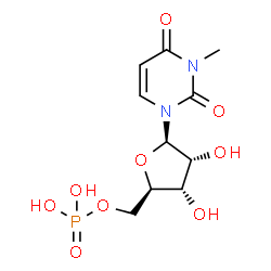 ChemSpider 2D Image | N(3)-methyluridine 5'-monophosphate | C10H15N2O9P