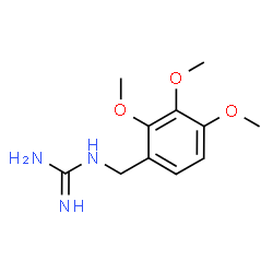 ChemSpider 2D Image | 1-(2,3,4-Trimethoxybenzyl)guanidine | C11H17N3O3