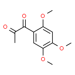 ChemSpider 2D Image | 1-(2,4,5-Trimethoxyphenyl)-1,2-propanedione | C12H14O5