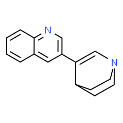 ChemSpider 2D Image | 3-(1-Azabicyclo[2.2.2]oct-2-en-3-yl)quinoline | C16H16N2