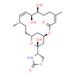 ChemSpider 2D Image | Latrunculol A | C22H33NO7S
