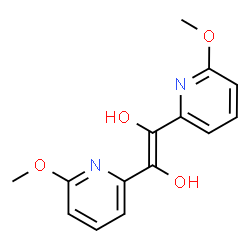 ChemSpider 2D Image | (E)-1,2-Bis(6-methoxy-2-pyridinyl)-1,2-ethenediol | C14H14N2O4