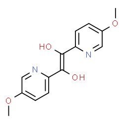 ChemSpider 2D Image | (E)-1,2-Bis(5-methoxy-2-pyridinyl)-1,2-ethenediol | C14H14N2O4