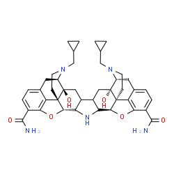 ChemSpider 2D Image | (1S,2S,7S,8S,12R,20R,24R,32R)-11,33-Bis(cyclopropylmethyl)-2,7-dihydroxy-19,25-dioxa-11,22,33-triazaundecacyclo[24.9.1.1~8,14~.0~1,24~.0~2,32~.0~4,23~.0~5,21~.0~7,12~.0~8,20~.0~18,37~.0~30,36~]heptatr
iaconta-14(37),15,17,26(36),27,29-hexaene-17,27-dicarboxamide | C42H49N5O6