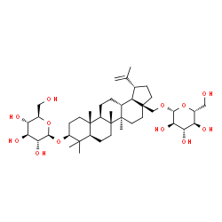 ChemSpider 2D Image | (3beta)-28-(beta-D-Glucopyranosyloxy)lup-20(29)-en-3-yl beta-D-glucopyranoside | C42H70O12