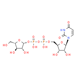 ChemSpider 2D Image | UDP-beta-L-arabinofuranose | C14H22N2O16P2