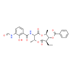 ChemSpider 2D Image | splenocin D | C26H28N2O9