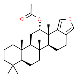 ChemSpider 2D Image | 16-deacetoxy-12-epi-scalarafuranacetate | C27H40O3