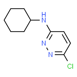 ChemSpider 2D Image | 6-Chloro-N-cyclohexyl-3-pyridazinamine | C10H14ClN3