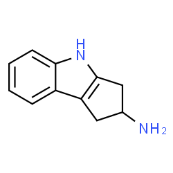 ChemSpider 2D Image | 1,2,3,4-tetrahydrocyclopenta[b]indol-2-amine | C11H12N2