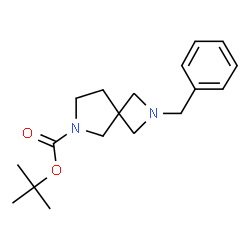 ChemSpider 2D Image | tert-butyl 2-benzyl-2,6-diazaspiro[3.4]octane-6-carboxylate | C18H26N2O2