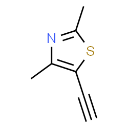 ChemSpider 2D Image | 5-Ethynyl-2,4-dimethylthiazole | C7H7NS