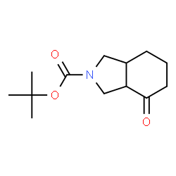 ChemSpider 2D Image | tert-butyl 4-oxo-octahydro-1H-isoindole-2-carboxylate | C13H21NO3