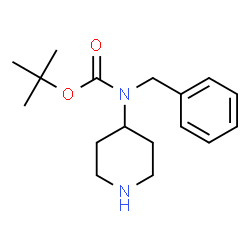 ChemSpider 2D Image | TERT-BUTYL N-BENZYL-N-(PIPERIDIN-4-YL)CARBAMATE | C17H26N2O2