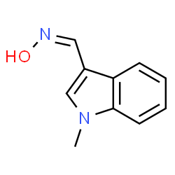 ChemSpider 2D Image | (Z)-N-Hydroxy-1-(1-methyl-1H-indol-3-yl)methanimine | C10H10N2O