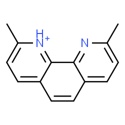 ChemSpider 2D Image | 2,9-dimethyl-1,10-phenanthrolin-10-ium | C14H13N2