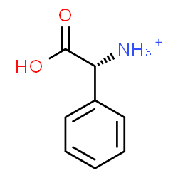 ChemSpider 2D Image | [(1R)-2-hydroxy-2-oxo-1-phenyl-ethyl]ammonium | C8H10NO2